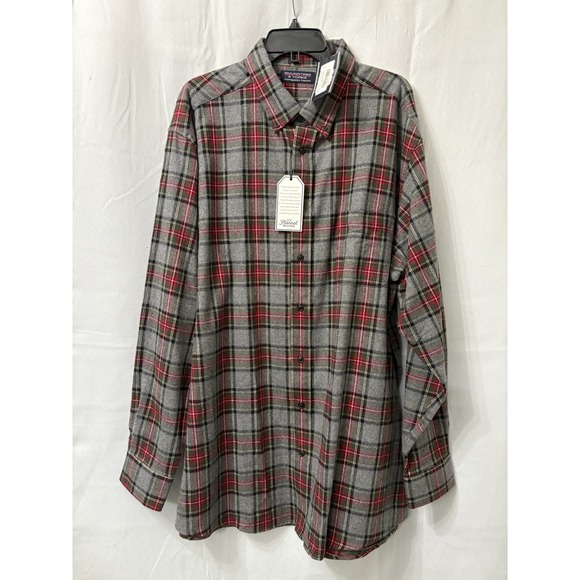 Roundtree & Yorke Portuguese Flannel  Long Sleeve Mens Shirt Size 2XT - Picture 1 of 7